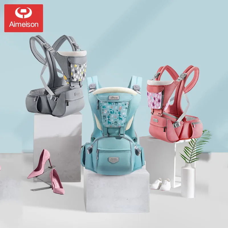 0-36 Month Waist Stool Baby Carrier Front Hold Multifunctional Baby Holding Artifact Light Four Seasons Universal ABD002