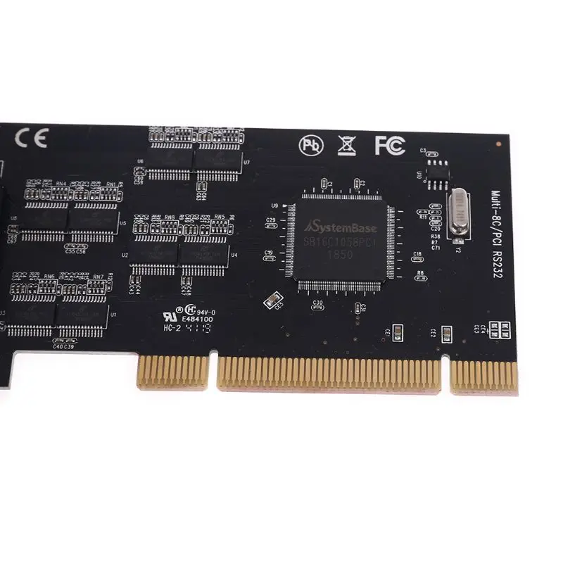 

8 Port PCI RS232 Expansion Card Serial Controller Riser Express Cards Desktop
