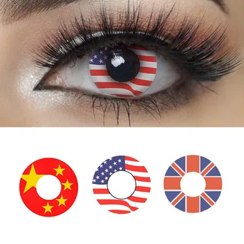 

Five Stars Halloween Contact Lenses Freedom Territory Colored Contacts Queenslanding Halloween Contacts Cosplay Eye Lens