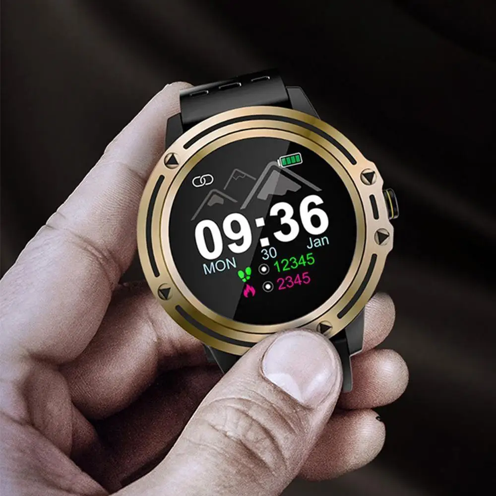 V5 Smart Watch Men Full Screen Heart Rate Monitor Fitness Watch Pressure Tracker Blood Sleep Sports Pedometer Monitor O2N9