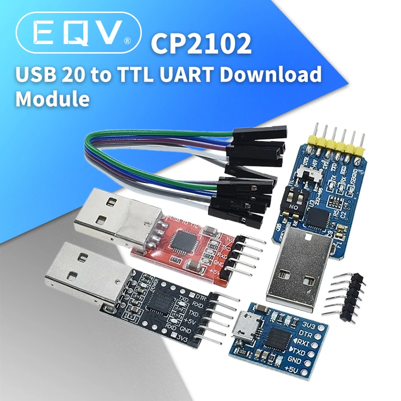 Usb 2.0からuartttlシリアルコンバータcp2102,5ピンコネクタモジュール,stc交換,ft232,ch340,pl2303|usb  2.0 to uart|usb 2.0usb to ttl - AliExpress