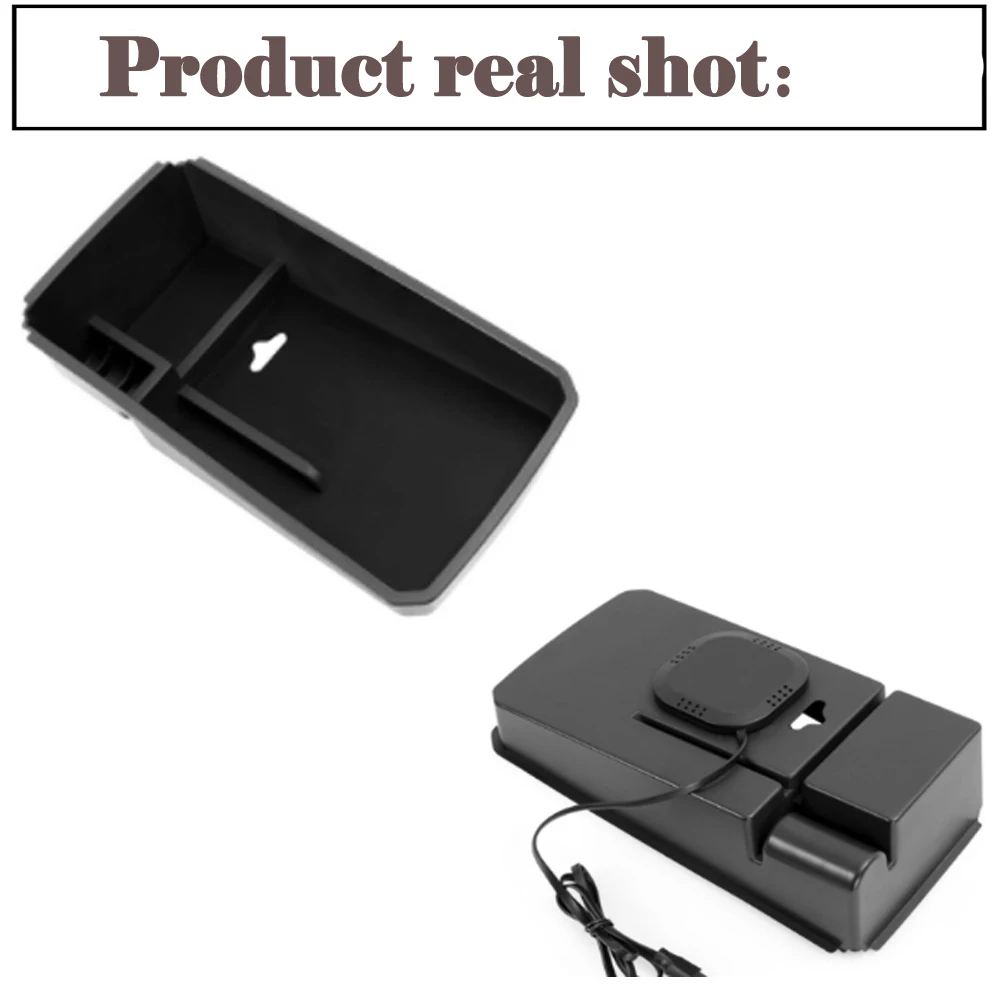 For BMW QI Wireless charger Wireless Smart charging Phone Holder Storage Box For X3 X4 F25 F26 2011~2018