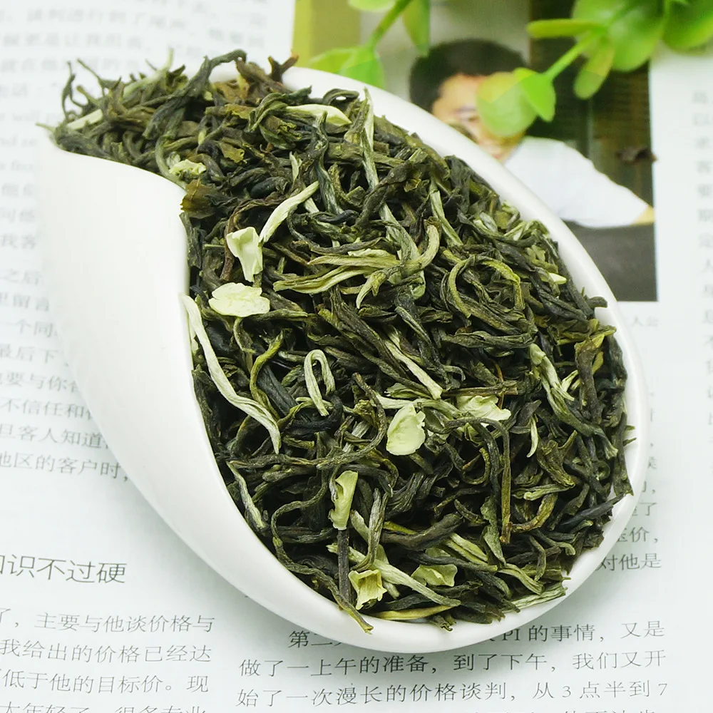 Chinese Jasmine Flower Green Tea Real Organic New Early Spring Jasmine Tea for Weight Loss Green Food Health Care