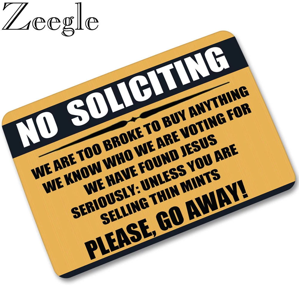 Funny Welcome Entrance Doormat Anti-Slip Floor Mat Front Door Mat Outdoor Carpet  Kitchen Bathroom Living Room Floor Mat