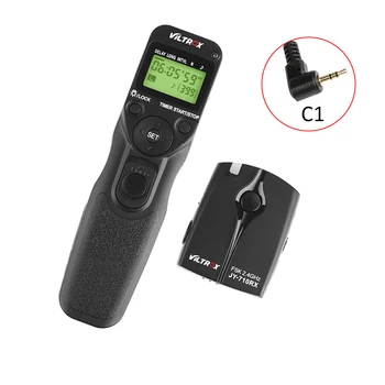 

Viltrox JY-710-C1 Wireless LCD Interval Timer Remote Shutter Release Cable for Canon 60D 70D 80D 700D 650D 750D 1300D M5 M6 DSLR