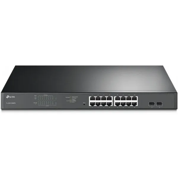 Коммутатор tp-link jetstream tl-sg1218mpe 16g 2sfp 16poe+ 192w управляемый | Компьютеры и офис