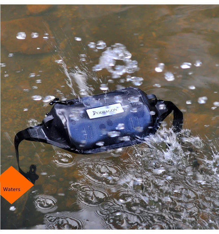 Новая Водонепроницаемая поясная сумка Podragon с двойной молнией для подводного плавания и серфинга, водонепроницаемая поясная сумка для мобильного телефона