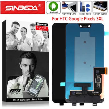 

6.3" AMOLED For HTC Google Pixel 3XL Display LCD Digitizer Touch Screen For HTC Google Pixel 3 XL LCD Display Google Pixel3XL