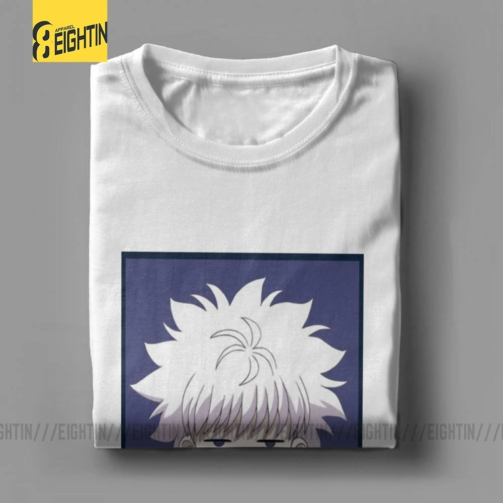 Najtaniej Hunter X Hunter t shirty killia Zoldyck Baka klasyczny komiks O Neck krótkie rękawy klasyczna dopasowana czysta bawełniane koszulki miękkie koszulki męskie
