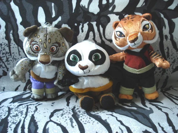 Оригинальная коллекция кунг фу Po Tigress TAI LUNG Viper Мини милая мягкая плюшевая игрушка