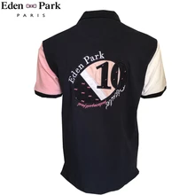 Новинка г. Eden Park Polo летние мужские рубашки с коротким рукавом Дышащие анти-пиллинг брендовые поло hombre Размер S-2XL