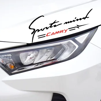 

Car Reflective Lamp Eyebrow Decal Decor Body Sticker Headlight Trim Refit Sticker For Toyota Camry 2008-2020 Accessories