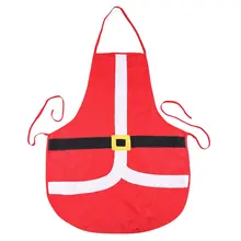 Новогодний Фартук для приготовления пищи на кухне с принтом Рождественский мешок фартук ремень пряжка вечерние рождественские украшения