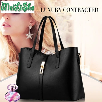 

Fashion Leather Women handbags 2019 High Quality Casual Female big bag Ladies Simple Single Shoulder Messenger Bag Bolsa femina