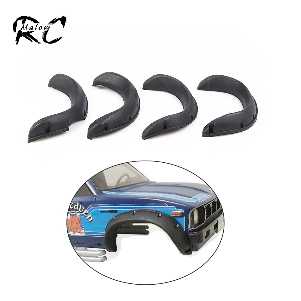 1set Fender Flares Trim for 1/10 Truck AXIAL SCX10 D90 RC Crawler Accessories 1set Fender Flares Trim for 1/10 Truck AXIAL SCX10 D90 RC Crawler Accessories