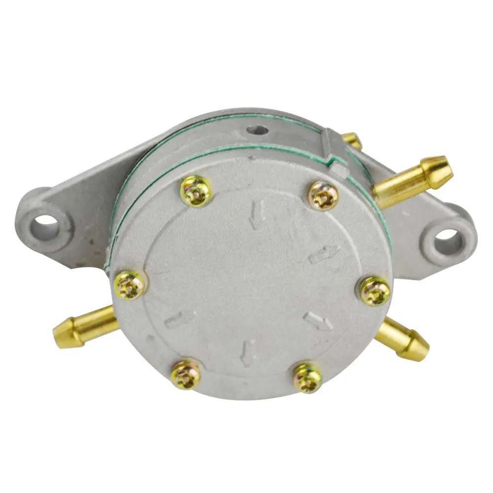 Fuel Pump Dual Outlet Round for Mikuni Honda Polaris Indy TRAIL Arctic Cat DF52-176 42-5310 14-2221 DF52