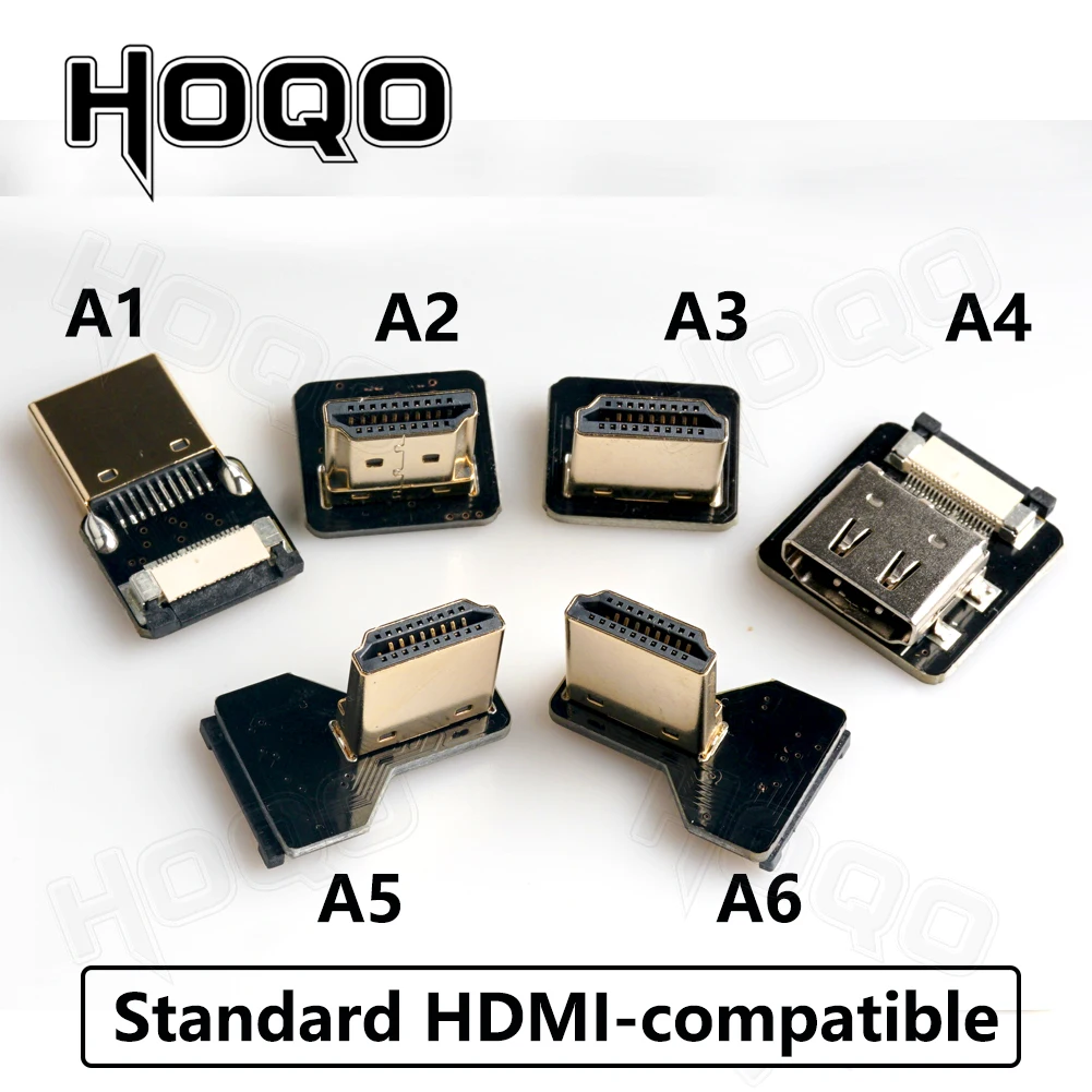 HDMI Cable DJI HD MI FPV Connector Flexible Cable Micro HD to Mini Female 90/270 Degree FFC 20pin hdmi-compatible Flat Ribbon Cable