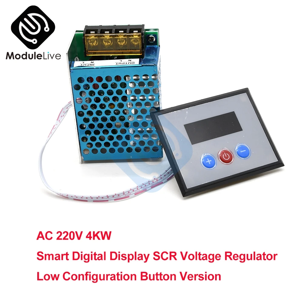 4000w, 220v ac, scr, regulador de velocidade,
