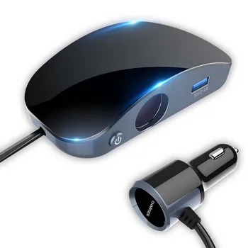 8 ポート急速充電 3.0 usb充電器アンドロイドiphoneアダプタ 18 ワットpd 3.0 電話タブレットledディスプレイ車携帯電話のusb充電器