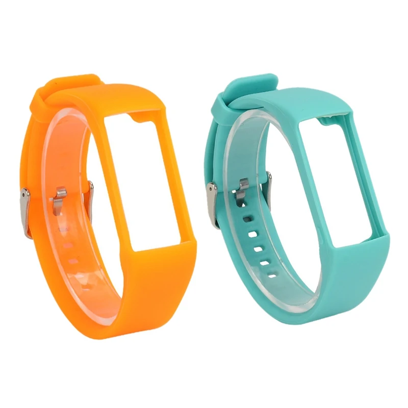 2 Pcs Silicone Watchband for Polar A360 A370 Wristband Wriststrap Smart Bracelet Replacement Fitness Tracker | Электроника