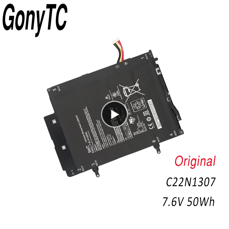 Аккумулятор GONYTC C22N1307 для планшета ASUS Transformer Book T300LA T300LA-BB31T Tablet 7 6 в 50 Вт/ч |
