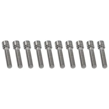 

Titanium Bolts M7 x 32mm Inner Hexagon Column Head With Washer Screws Custom Bolt 10 Pcs