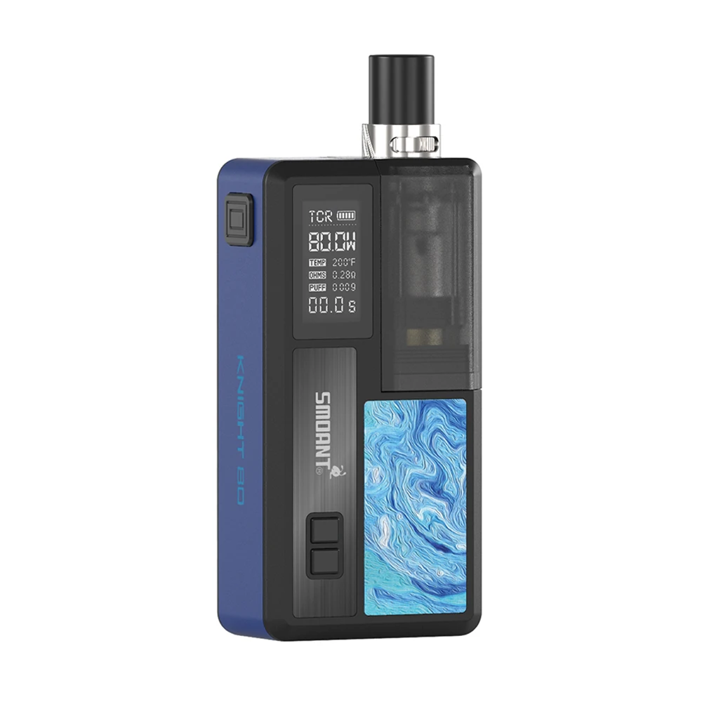 Набор для вейпа Smoant Knight 80 Вт сменный картридж RBA Pod wi/ 4 мл и максимальная выходная