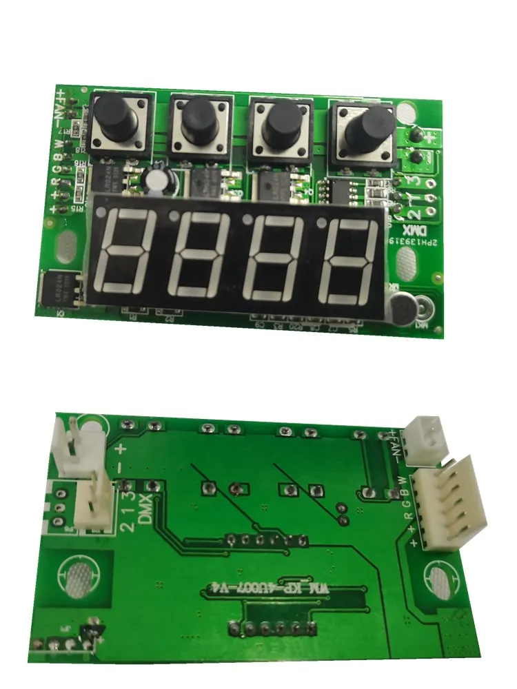 RGBW DC12V-36V 정압 마더 보드, 54X3W / 36x3w LED PAR 마더 보드, 4 / 8CH 전문 무대 조명 액세서리