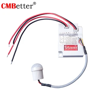 

DC12V Automatic Infrared PIR Motion Sensor Switch IR Infrared Human body Lamp Induction Sensor light Control Detector Module
