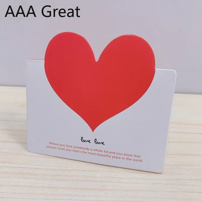  100Pcs/Lot Wedding Decoration Cards Gifts Cards Invitation Card Postcards Love Fold Birthday Party  - 4.00051E+12