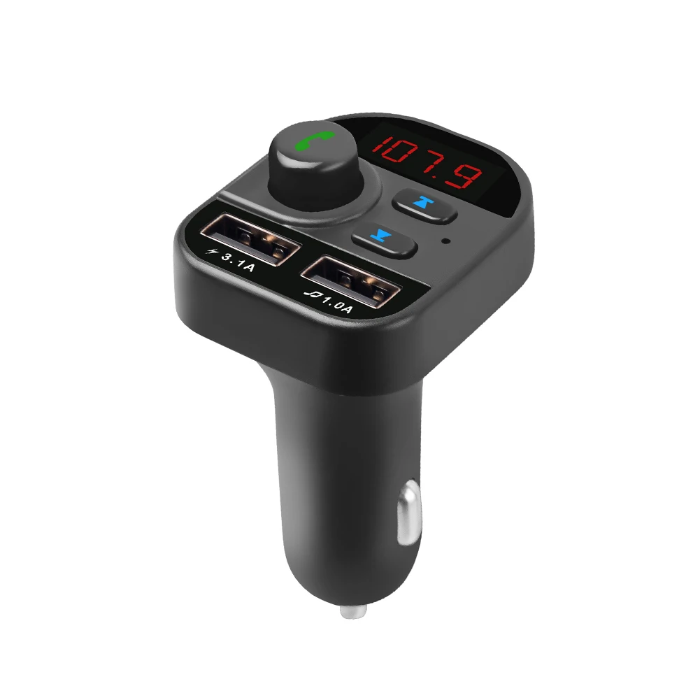 USB зарядное устройство Hands Free беспроводной fm-передатчик Bluetooth Музыка TF карта портативный автомобильное аудио-радио адаптер MP3-плеер вызов