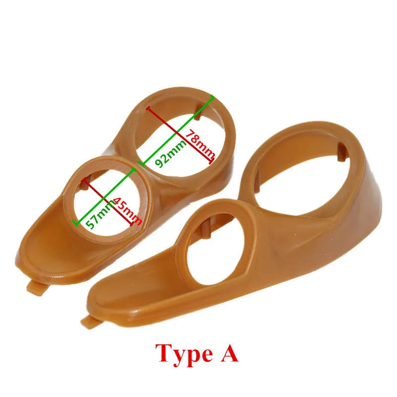 2Pcs/Lot Car Audio Speakers Nylon Plastic Gasket Bracket Fits for 1.5 Inch 3 Inch Tweeter Treble Hertz A-Pillar Brown Brackets