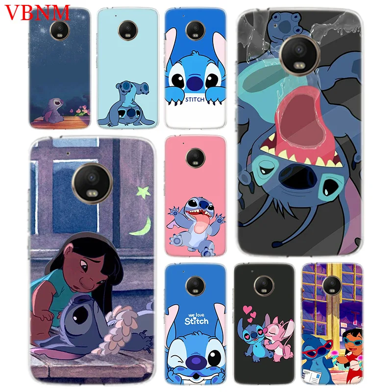 

Lilo Stitch Cover Phone Case For Motorola Moto G7 G6 G5S G5 E4 Plus G4 E5 Play X4 Patterned Customized Coque