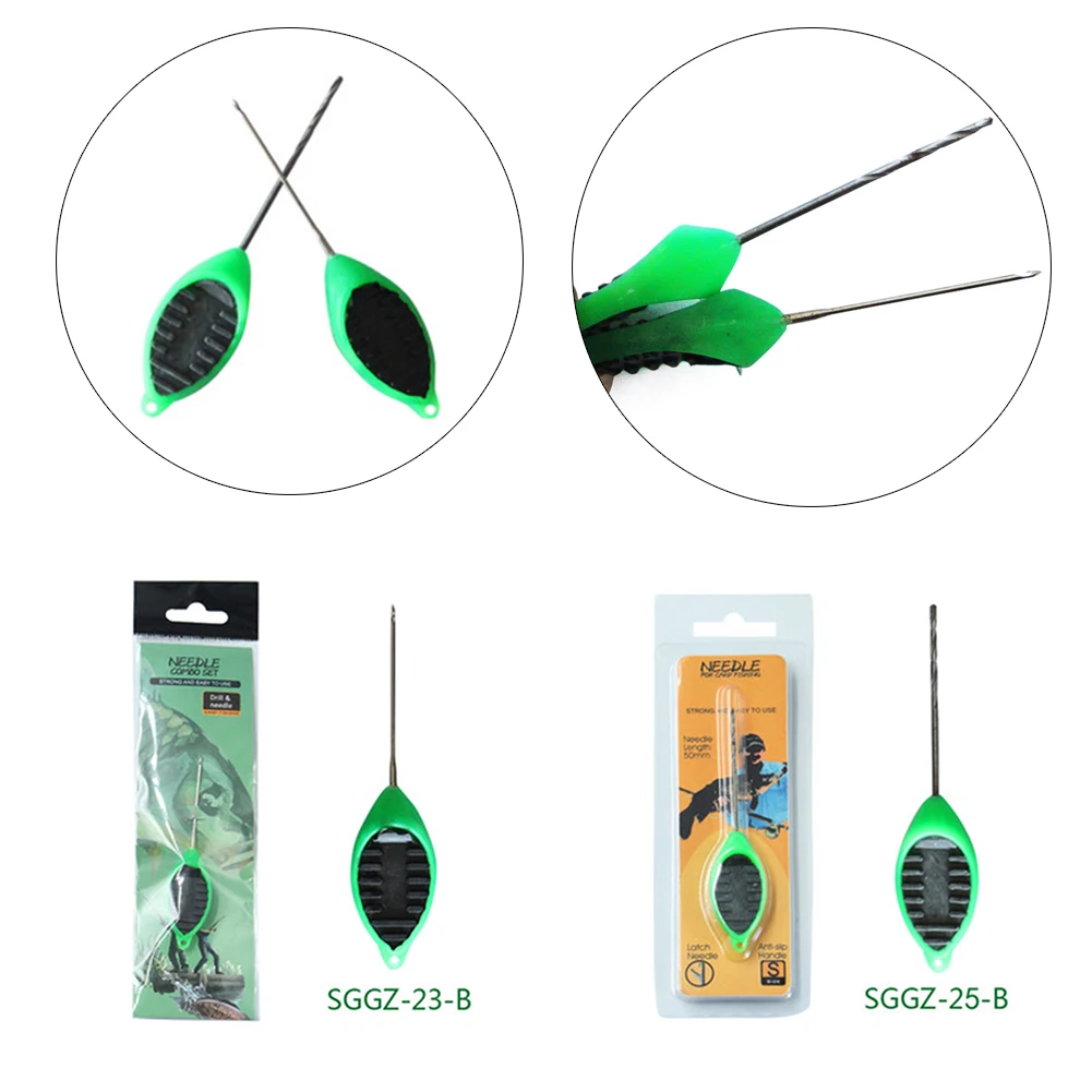 1pcs Drill Needle For Outdoor Carp Fishing Terminal Tackle Drilling Needle Ends Rotated Punching Piercing Fishing Accessories