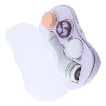 

1PC Portable Face Inductor Electric Facial Cleanser Facial Cleansing Brush Face Washing Cleaner for Home Girl Woman Lady