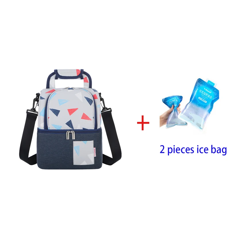 triangle and filler V-Coool 2-Слои Модная одежда для детей, Детская Мода Бутылка сумка для подгузников, дорожный рюкзак для беременных мессенджеры молока сохранение свежести сумки-холодильники ДРВ - Цвет: triangle and filler
