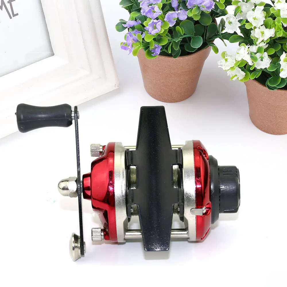 Mini Fishing Tackle Winter Outdoor with Line Alloy Waterproof Spinning Wheel Fishing Reel Gapless High Quality