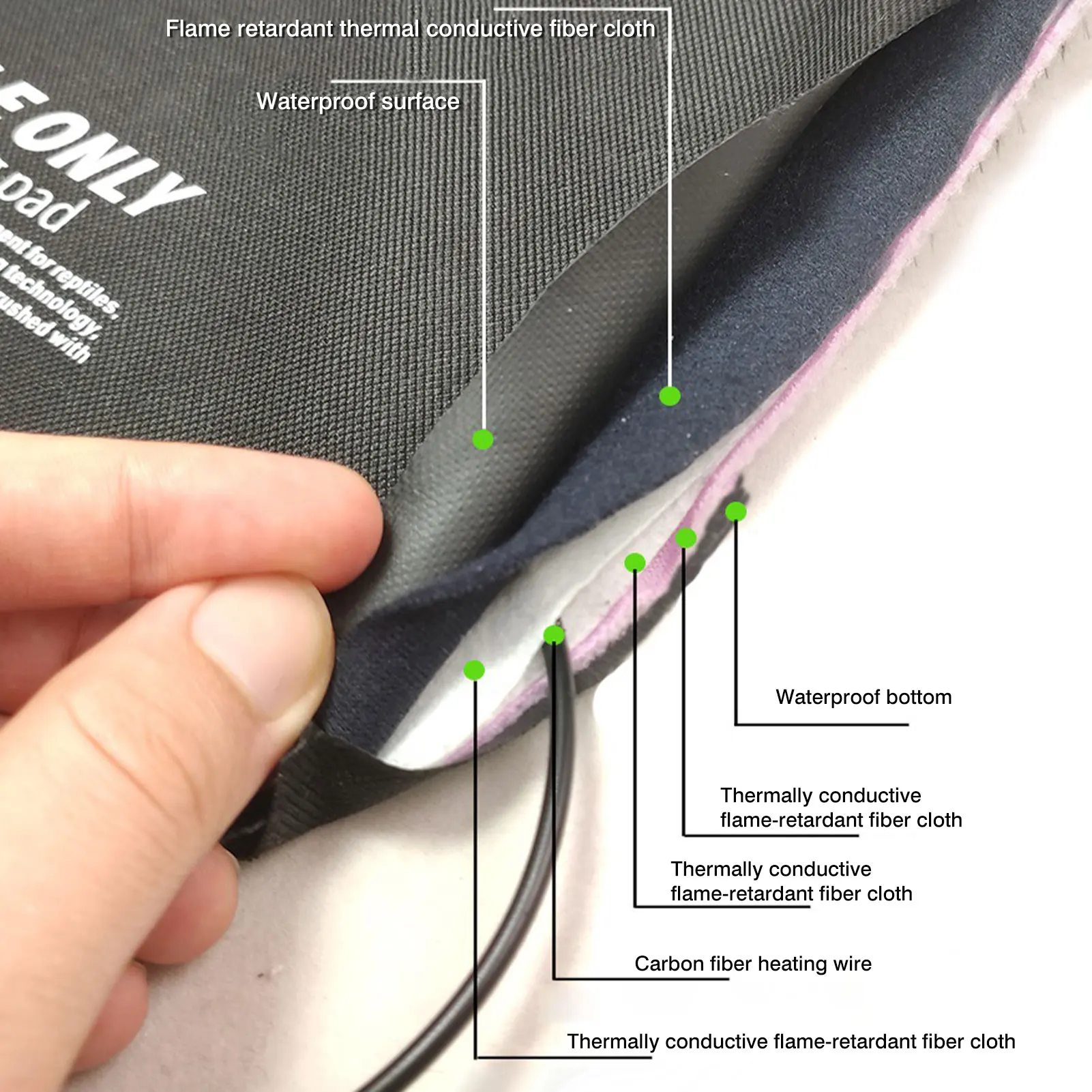 Reptile Heating Warm Pad Terrarium Heating Mat Waterproof Temperature Controller Incubator Mat Tools Turtles Snake Lizard For reptile heating mat