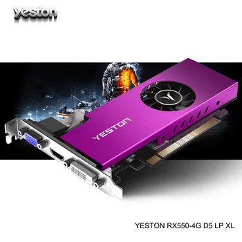 

Yeston Radeon mini RX 550 GPU 4GB GDDR5 128bit Gaming Desktop computer PC Video Graphics Cards support VGA/DVI-D/HDMI PCI-E 3.0