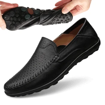 

Summer Men Casual Shoes Genuine Leather Mens Loafers Moccasins 2020