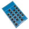Metal Snap Buttons Black Silver  Fasteners Press Button 8/10/12/14/16mm Iron Stud Plating Round Button Garment Sewing Accessorie 4