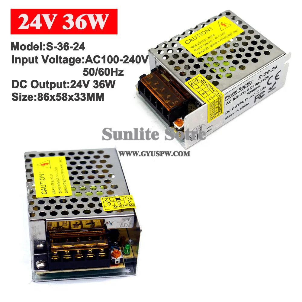 24V36W