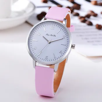 

Luxury Analog Quartz Wristwatch Fashion Leather Band Round Wrist Watches Limited edition Luxurious Clock Relogio Mujer Gift
