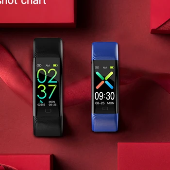 

F07T Smart Bracelet Heart Rate Blood Pressure Monitor Smart Watch Men Fitness Tracker Smart Wristband for Android IOS