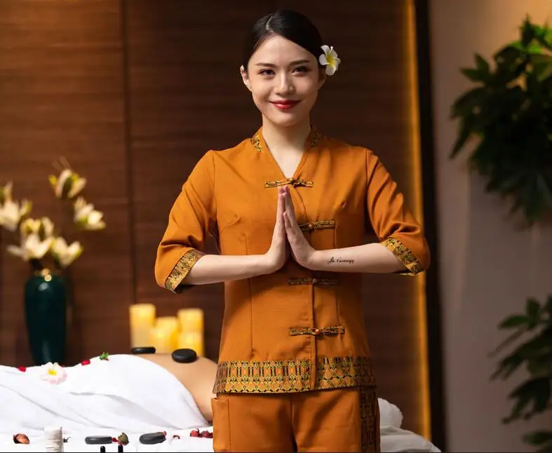 Sud-est asiatico Thai massaggio estetista abiti da lavoro