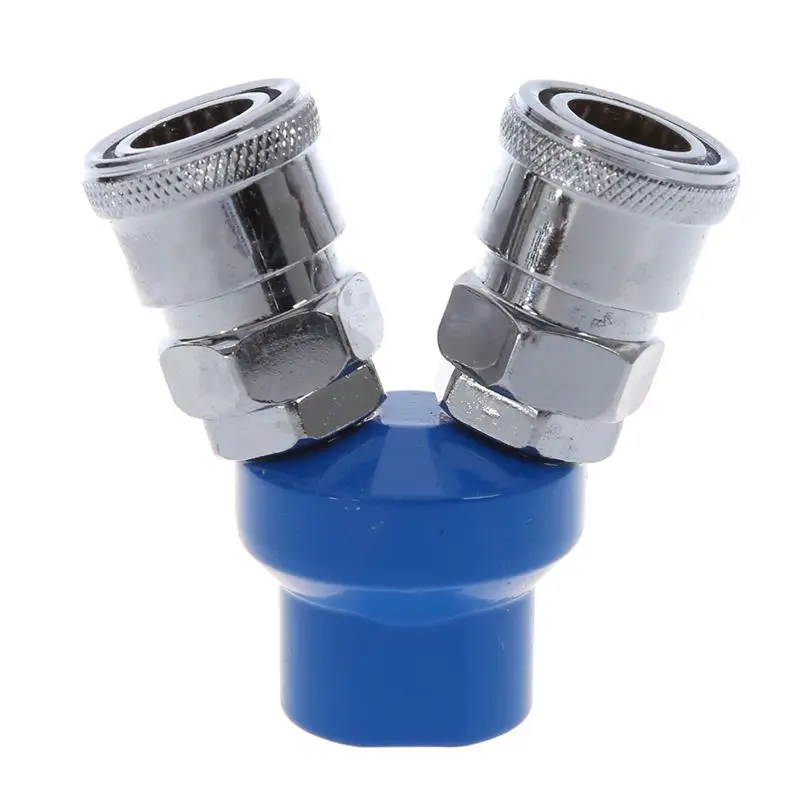 

Air Compressor Connector 1 to 2 Splitter Connector New