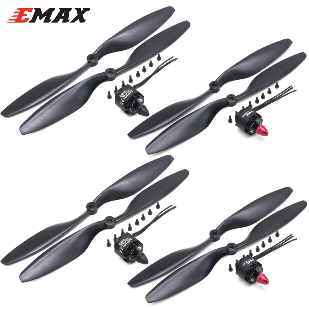 EMAX охлаждение MT2212II 900KV 3-4S бесщеточный двигатель CW CCW с 1045 пропеллер для RC