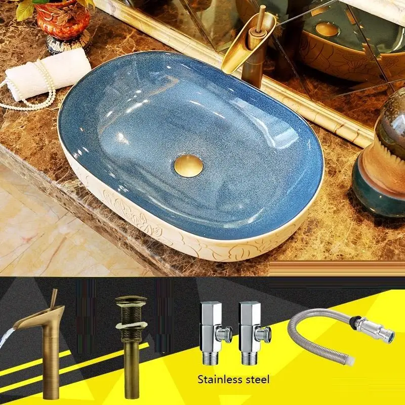 Umywalka Nablatowa Wasbak Waschbecken Evier с двумя ручками для кухни, Salle De Bain бассейна Баньо умывальник Куба Banheiro Ванная комната раковина умывальника
