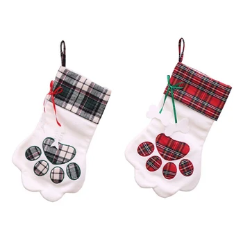 

Christmas Decorations/Dog Paw Christmas Socks/Christmas Gift Bag/ChristmasTree Ornaments/Party Decorations/Kids Gift