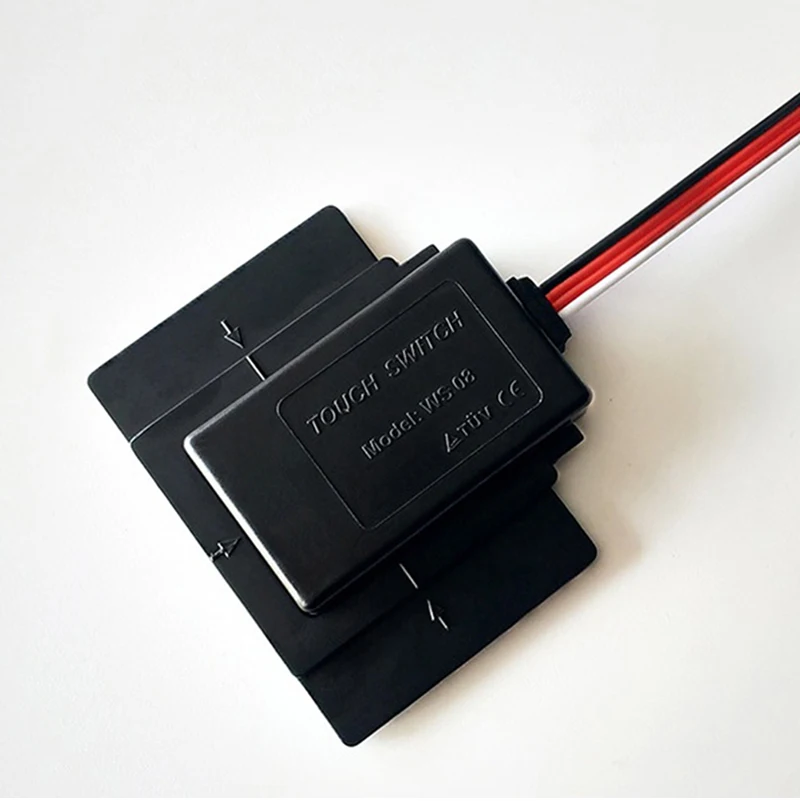 DC 12V One-touch Mirror Touch Control Switch for Kitchen Bathroom Glass Lamp Mirror Light LED rotary light switch